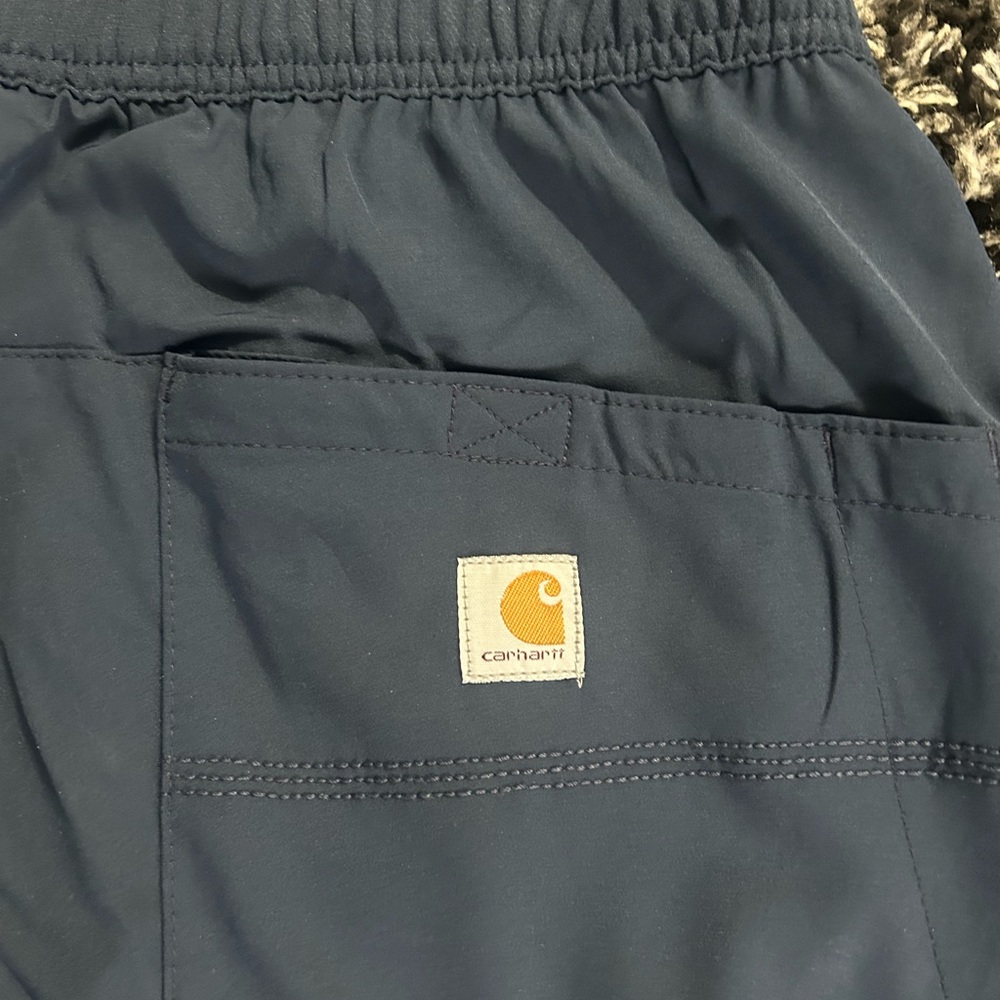 NWT Carhartt Force Modern Fit Twill Straight Leg Scrub Pants - Men's XL Short - Picture 6 of 8